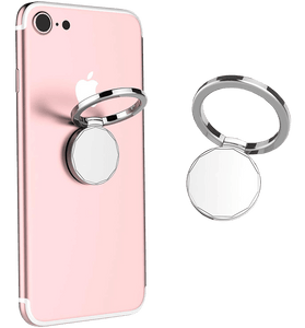 Finger Ring Stand Iceya 360 Rotation Mirrior Phone Grip Kickstand For Magnetic Car Mount